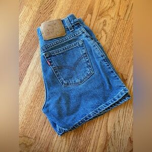 Levi's Classic Blue Jean Shorts